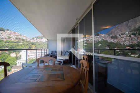 Varanda da Sala de apartamento à venda com 4 quartos, 231m² em Gávea, Rio de Janeiro