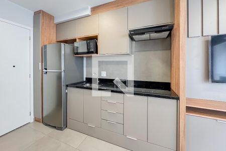 Cozinha de kitnet/studio para alugar com 1 quarto, 28m² em Vila Mariana, São Paulo