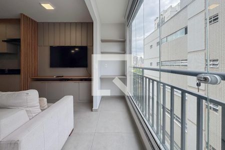 Varanda - Studio de kitnet/studio para alugar com 1 quarto, 28m² em Vila Mariana, São Paulo
