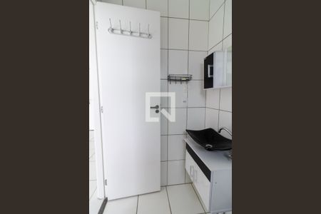 Banheiro de kitnet/studio à venda com 1 quarto, 27m² em Vila Ré, São Paulo