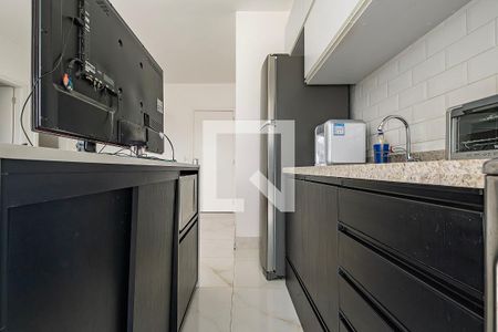 Sala/Cozinha de apartamento à venda com 1 quarto, 42m² em Alto de Pinheiros, São Paulo