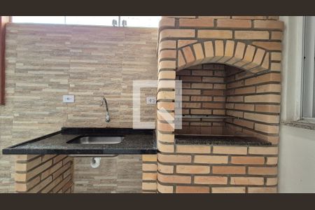 Varanda gourmet de apartamento à venda com 3 quartos, 60m² em Parque das Nações, Santo André