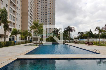 Área comum - Piscina de apartamento para alugar com 1 quarto, 58m² em Jardim Henriqueta, Taboão da Serra
