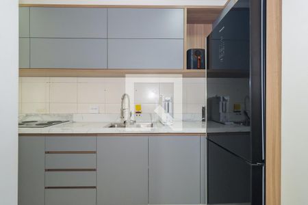 Cozinha de apartamento para alugar com 1 quarto, 58m² em Jardim Henriqueta, Taboão da Serra