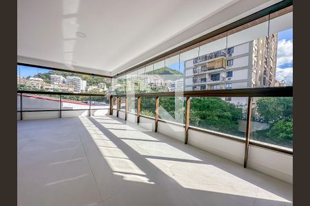 Varanda da Sala de apartamento à venda com 3 quartos, 167m² em Botafogo, Rio de Janeiro