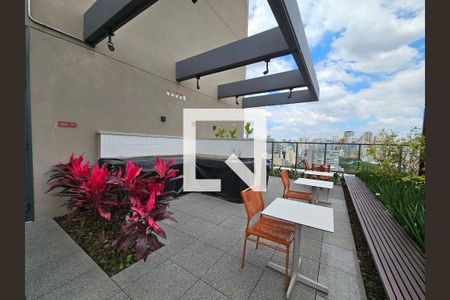 Área comum de kitnet/studio para alugar com 1 quarto, 24m² em Liberdade, São Paulo