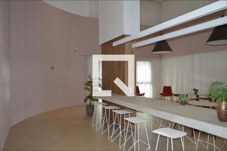Área comum de kitnet/studio para alugar com 1 quarto, 24m² em Liberdade, São Paulo