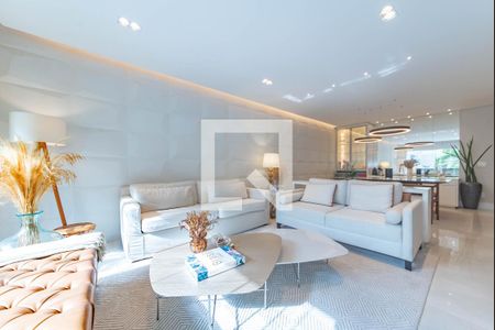 Sala de apartamento à venda com 3 quartos, 178m² em Brooklin, São Paulo