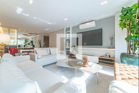 Sala de apartamento à venda com 3 quartos, 178m² em Brooklin, São Paulo