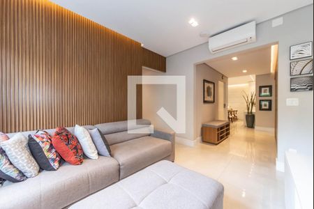Sala de TV de apartamento à venda com 3 quartos, 178m² em Brooklin, São Paulo