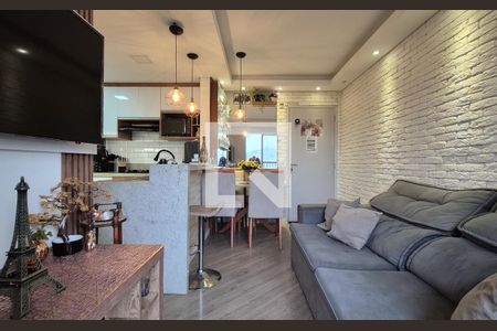 Sala de apartamento para alugar com 2 quartos, 48m² em Vila João Ramalho, Santo André