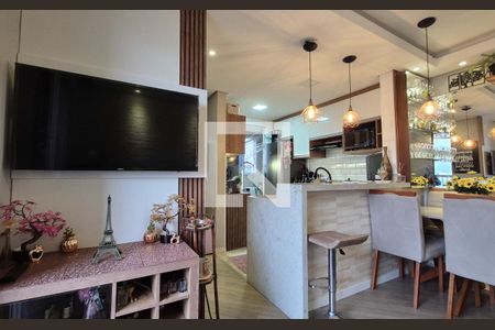 Sala de apartamento para alugar com 2 quartos, 48m² em Vila João Ramalho, Santo André