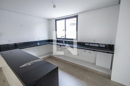 Cozinha de apartamento à venda com 4 quartos, 266m² em Liberdade, Belo Horizonte