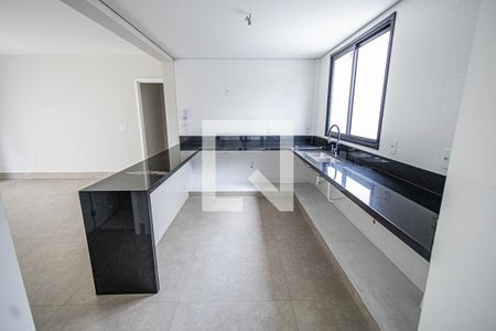Cozinha de apartamento à venda com 4 quartos, 266m² em Liberdade, Belo Horizonte