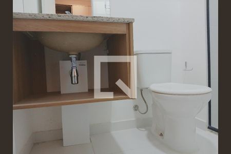 Banheiro de apartamento para alugar com 1 quarto, 25m² em Santa Ifigênia, São Paulo