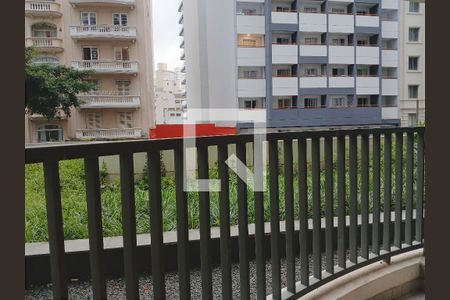 varanda do Quarto  de apartamento para alugar com 1 quarto, 25m² em Santa Ifigênia, São Paulo