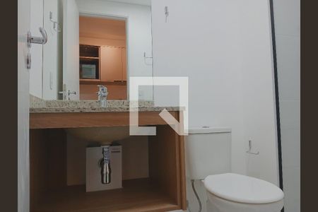 Banheiro de apartamento para alugar com 1 quarto, 25m² em Santa Ifigênia, São Paulo