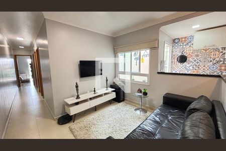 Sala - Sala de Jantar de apartamento à venda com 3 quartos, 96m² em Jardim Santo Antônio, Santo André