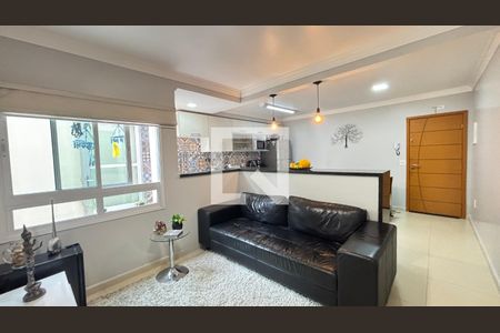 Sala - Sala de Jantar de apartamento à venda com 3 quartos, 96m² em Jardim Santo Antônio, Santo André