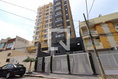 Fachada de apartamento à venda com 3 quartos, 87m² em Campestre, Santo André