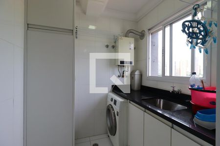Área de Serviço de apartamento à venda com 3 quartos, 87m² em Campestre, Santo André