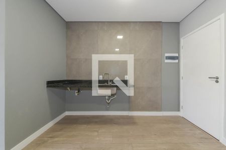 Cozinha de kitnet/studio para alugar com 1 quarto, 18m² em Vila Santo Estefano, São Paulo