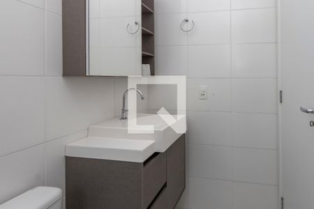 Banheiro de apartamento à venda com 1 quarto, 30m² em Jardim Caravelas, São Paulo