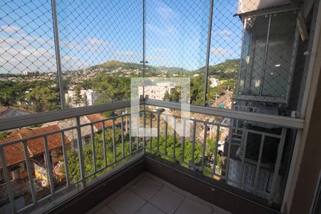 Varanda da Sala de apartamento à venda com 3 quartos, 69m² em Teresópolis, Porto Alegre