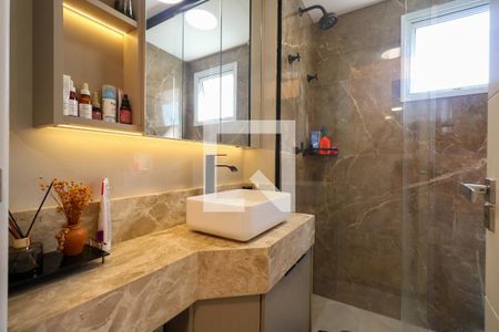 Banheiro de apartamento à venda com 3 quartos, 70m² em Barcelona, São Caetano do Sul