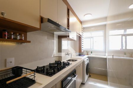 Cozinha de apartamento à venda com 3 quartos, 70m² em Barcelona, São Caetano do Sul