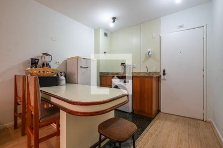 Cozinha de apartamento para alugar com 1 quarto, 43m² em Bela Vista, São Paulo