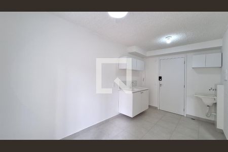 Sala/Cozinha de apartamento para alugar com 1 quarto, 29m² em Barra Funda, São Paulo