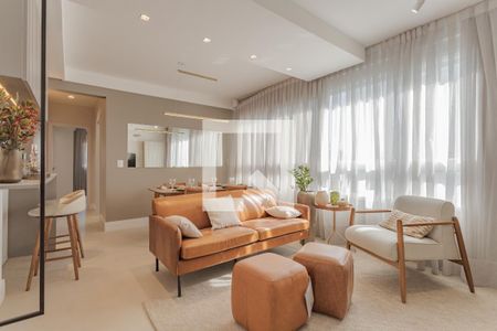 Sala de apartamento à venda com 2 quartos, 69m² em Passo D’areia, Porto Alegre