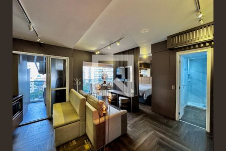 Sala de apartamento à venda com 1 quarto, 49m² em Vila Gertrudes, São Paulo