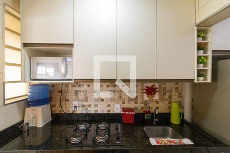 Cozinha de apartamento à venda com 1 quarto, 38m² em Centro, Campinas