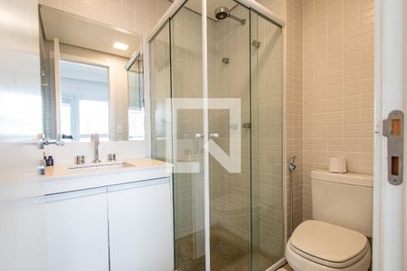 Banheiro de kitnet/studio para alugar com 1 quarto, 30m² em Vila Mariana, São Paulo