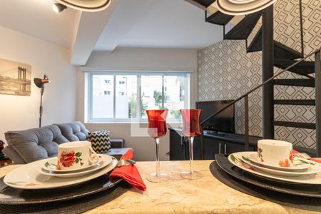 Cozinha de apartamento à venda com 1 quarto, 50m² em Moema, São Paulo