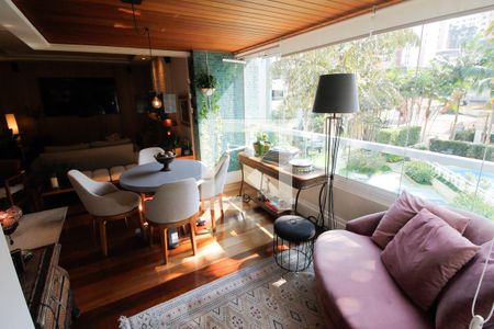 Varanda da Sala de apartamento à venda com 3 quartos, 167m² em Real Parque, São Paulo