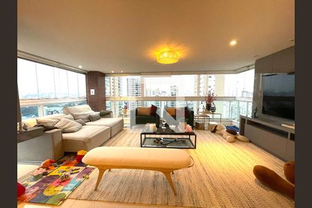 Sala de apartamento à venda com 5 quartos, 230m² em Pompeia, São Paulo