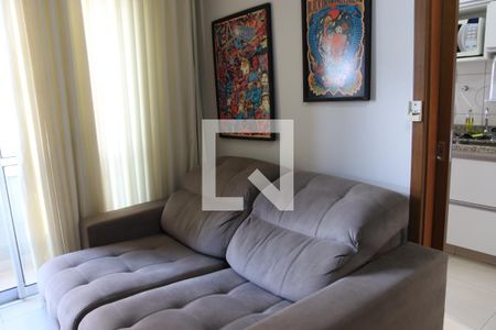 Sala de apartamento para alugar com 1 quarto, 54m² em Setor Marista, Goiânia