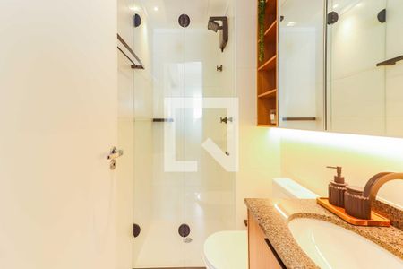 Banheiro de apartamento à venda com 1 quarto, 31m² em Butantã, São Paulo