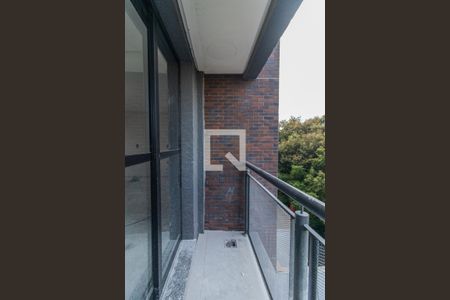 Varanda da Sala de apartamento à venda com 3 quartos, 115m² em Cristal, Porto Alegre