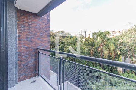 Varanda da Sala de apartamento à venda com 3 quartos, 115m² em Cristal, Porto Alegre