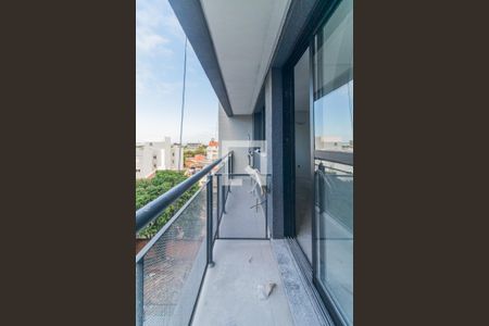 Varanda da Sala de apartamento à venda com 3 quartos, 115m² em Cristal, Porto Alegre