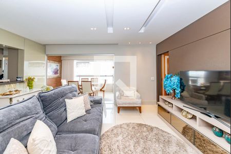 Sala de apartamento à venda com 3 quartos, 98m² em Nova Suíça, Belo Horizonte