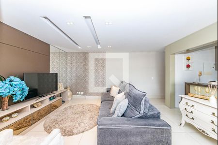 Sala de apartamento à venda com 3 quartos, 98m² em Nova Suíça, Belo Horizonte