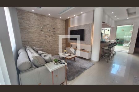 Sala de casa de condomínio à venda com 3 quartos, 192m² em Tijuca, Rio de Janeiro