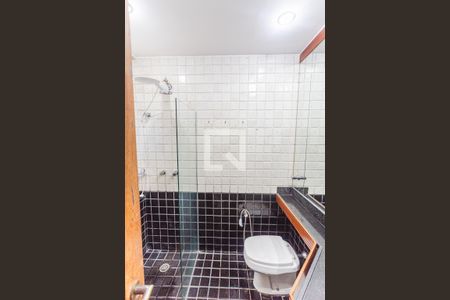 Banheiro da Suíte de apartamento à venda com 3 quartos, 180m² em Santo Antônio, Belo Horizonte
