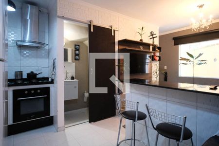 Sala/Cozinha de casa de condomínio para alugar com 2 quartos, 57m² em Vila Buenos Aires, São Paulo