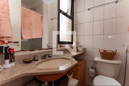 Banheiro do quarto 1 Suíte de apartamento à venda com 2 quartos, 64m² em Alto da Lapa, São Paulo